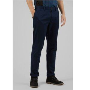 Ben Sherman Slim-Fit Stretch Five-Pocket Chino Pants Men's Dark Navy Size 34 R